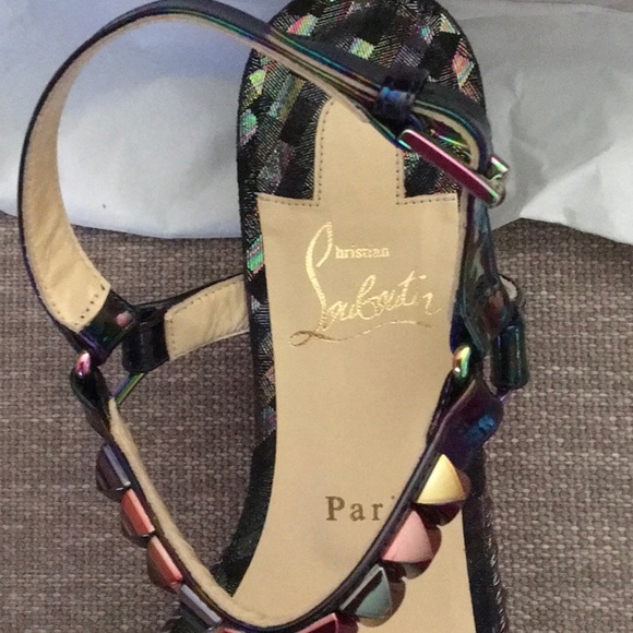 Christian Louboutin Wedge Sandals - Picture 7 of 12